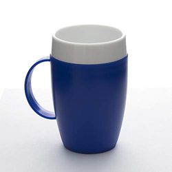 Ornamin Mug with Internal Cone 140 ml Blue and Thermal Function (Model 905) / drinking aid, coffee cup, thermo mug, cup for elderly