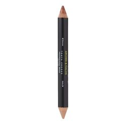 Arches & Halos Brow Highlighting and Concealer Crayon - Tan - Shaping and Shimmer Eyebrow Stick and Highlighter Duo - Soft, Ultra Creamy Formula - Define, and Sculpt for Sharp Brows - 5 g