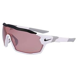 Nike Sun Sunglasses, 100 White/Road Tint, 58 Unisex