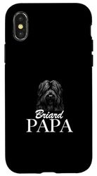 Briard Dad Case for iPhone X/XS