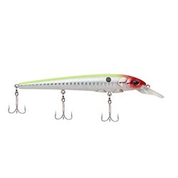 Berkley Hit Stick Leurre de pêche, Clown, 0,3 g, 11,4 cm | Crankbaits de 11 cm, Plus Grande Action de roulement de n'importe Quel appât Dur Berkley, équipé d'un hameçon Sharp Fusion19, Noir argenté