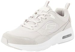 Skechers Män s Tres-Air One Trainers, Natural Suede Mesh Duraleather Trim, 45 EU