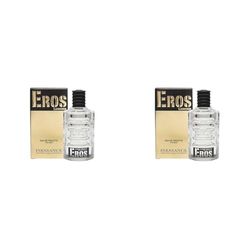 Inessance Paris - Eau de Toilette pour Homme Eros Legend - Parfum Séduction Intense, Notes Fraîches et Boisées - Fabriqué en France - 100 ml (Lot de 2)