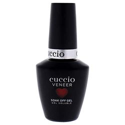 Cuccio Gel Polish Veneer Life's Not Farenheit Nail Polish, 13 ml- Juicy Cherry Red