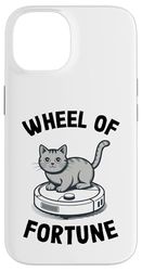 Wheel Of Fortune Cat Joke Robot Vacuum Cleaner Cat Case for iPhone 14