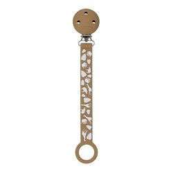 Nattou Klips z uniwersalnym uchwytem silikonowym, 21 cm, wzór Mocha