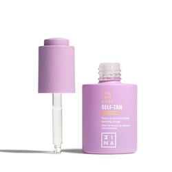 3INA MAKEUP - The Tan Easy Self-Tan Face Drops - Gotas Bronceadoras con Pantenol - Bronceado Modulable Natural - Gotas Bronceadoras con Textura de Gel Ligera - Secado Rápido - Vegan - Cruelty Free