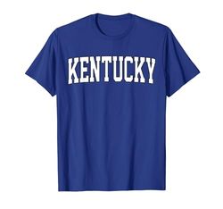 Retro Kentucky Tee Vintage Kentucky Classico Blu Throwback Maglietta