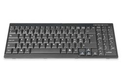 DIGITUS toetsenbord voor LCD KVM-consoles van DIGITUS, Zwitserse lay-out, zwart