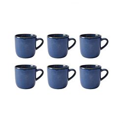 AIDA RAW - Tazza caffè 20 cl - 6 pz - Blu notte