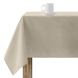 BELUM Nappe en résine anti-taches Masterchef Taille : 200 x 140 cm Modèle : 0400-72 Tissu : 100% coton - Nappe non-toile cirée toucher coton très doux - Nappe imperméable à l'eau répulsif liquide
