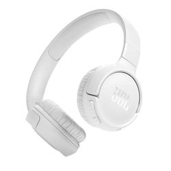 JBL Tune 520BT Cuffie On-Ear Bluetooth Wireless, Pieghevoli e Leggere, Microfono e Comandi su Padiglione con Voice Aware, JBL Pure Bass, Connessione Multipoint, fino a 57 ore di Autonomia, Bianco