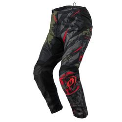 O'NEAL | Broek | Enduro Motocross | Geschikt voor maximale bewegingsvrijheid, lichtgewicht, ademend en duurzaam ontwerp | Broek Element Ride | Volwassen | Zwart/Groen | Maat 32/48