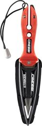 CRESSI Unisex vuxen striker kniv dykkniv, röd/svart, 22 cm