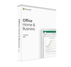 Microsoft T5D-03216 Engelska|Office Home/Business 2019|1 Enhet|2 år|Medialess Box|Nedladdning