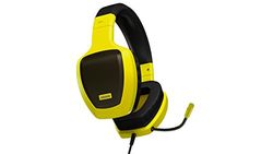 Ozone Auricular Gaming Rage Z50 - OZRAGEZ50GLY - Auricular Gaming con Micrófono, Ligero, Muy Comodo Color Negro/Amarillo, Ajustable