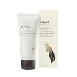 AHAVA Creme intensivo para pés Dermud - Hidrata intensamente, neutro e repara saltos e pés secos, com Osmoter, Dermud, óleo de hipophae, óleo de lavanda e manteiga de carité, 3,4 fl.oz
