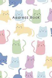 Address Book: Cat Address and Phone Number Logbook with Alphabetical Tabs