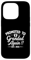Pregnancy Announcement 2026 Promoted To Grandad Again Case for iPhone 14 Pro