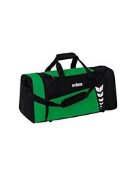 Erima uniseks-volwassene SIX WINGS ruime sporttas (7232304), smaragd/zwart, M