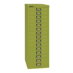 Serie 39 MultiDrawer™, DIN A4, 15 cajones, verde.