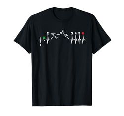 Motocross Heartbeat Enduro Circuit Motorcycle Dirt Bike Gift Camiseta