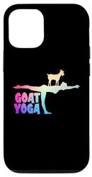 Carcasa para iPhone 15 Pro Funny Goat Yoga Squad Warrior 3 Pose Para Goat Yoga