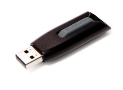 Verbatim 49174 Store 'N' GO V3 USB 3.0 - Memoria USB de 64 GB, Plateado