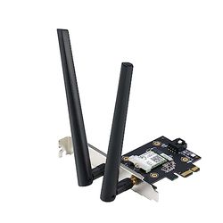 Asus PCE-AX3000 PCIe-kort (Bluetooth 5.0 Wi-Fi 6 AX3000 Dual Band, 2 x antenner, DFS)