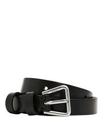 Liebeskind Berlin Classic Buckle Slim 3S Belt S - Cinturón para Mujer (Talla S), Color Negro