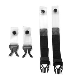 Leatt 3.5, 4.5, 5.5 E 6.5, Replacement for Neck Brace Unisex – Adult, Black, One Size