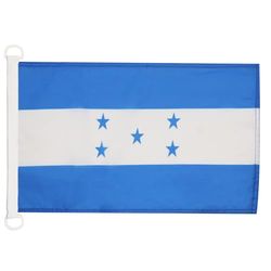 Honduras nautische vlag 45x30cm - Hondurese bootvlag 30 x 45 cm - AZ VLAG