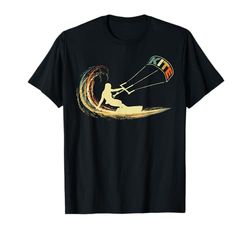 AQUILONE Kitesurf Kiteboarding Kitesurf Surf Vintage Retro Maglietta