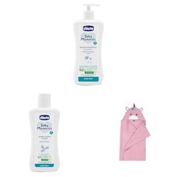 Set bagno+Accappatoio - Rosa