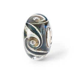 Trollbeads Tourbillon sauvage, smal, Verre, Agate
