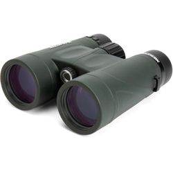 Celestron 71332 Nature DX de 8 x 42 mm, binóculos com lente multicamada, vidro de prisma BaK-4 e capa de transporte, verde
