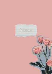Composition Notebook with Dotted and Lined Pages: Vintage Core Cover for Teens and Women