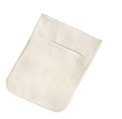 San Jamar 845PG Canvas Cotton Junior Pan Grabber with Pocket, 8" Length x 6" Width