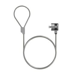 AISENS Cable DE SEGURIDAD CON CERRADURA DE Llave para ORDENADOR, Monitor, PORTATIL 1.5 M