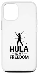 Coque pour iPhone 15 Hula Is My Freedom Hula Hoop Fintess Hoop Dancing Sport
