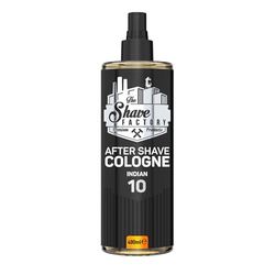 The Shave Factory Aftershave Cologne for Men – Indian 400ml – Exotic, Invigorating and Warm Fragrance – Blend of Spicy Citrus and Rich Wood – Soothes Irritation, Refreshes the Skin
