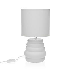LAMPARA DE MESA BLANCA