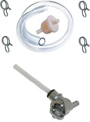 cyclingcolors Petrol Tap Kit + Hose + Filter + Collar 50 with Box Compatible with Derbi Senda 3 Positions 11 mm Motorcycle Scooter Moped