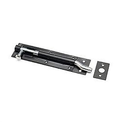 Bulk Hardware BH04076 gebogen brievenbrief, zwart gelakt 150 mm, wit