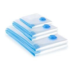 Diboniur Pack of 5 Vacuum Cleaner Bags (2L 80 x 60 + 2 M 70 x 50 + 1S 60 x 40) Reusable Vacuum Storage Bag, Duvets