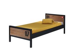 VIPACK Bed, Pine Wood, Pin Nature, 90 x 200 cm