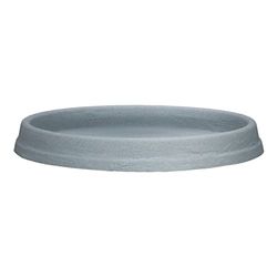 Scheurich Marcella, plastunderlägg, färg: Stony Grey, 44,5 cm diameter, 4,1 cm hög, 2,9 l volym