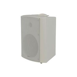Adastra Altifalante exterior resistente às intempéries, 120 W, branco de 6,5 polegadas