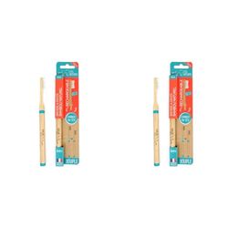 Brosse à dents tête rechargeable en bambou Feel Natural - Souple (Lot de 2)