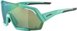 ALPINA Unisex - Dorośli, ROCKET Q-LITE Okulary sportowe, turquoise matt, One Size